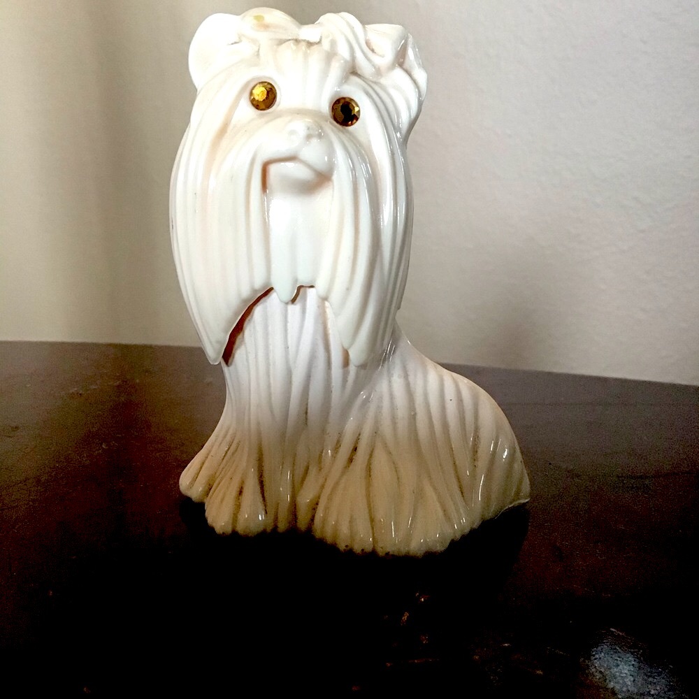 Vintage 1976 Avon Princess of Yorkshire Sweet Honesty Dog Decor Bottle